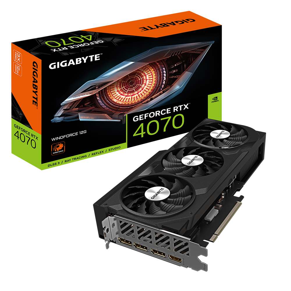 GeForce RTX™ 4070 WINDFORCE 12G Key Features | Graphics Card - GIGABYTE ...