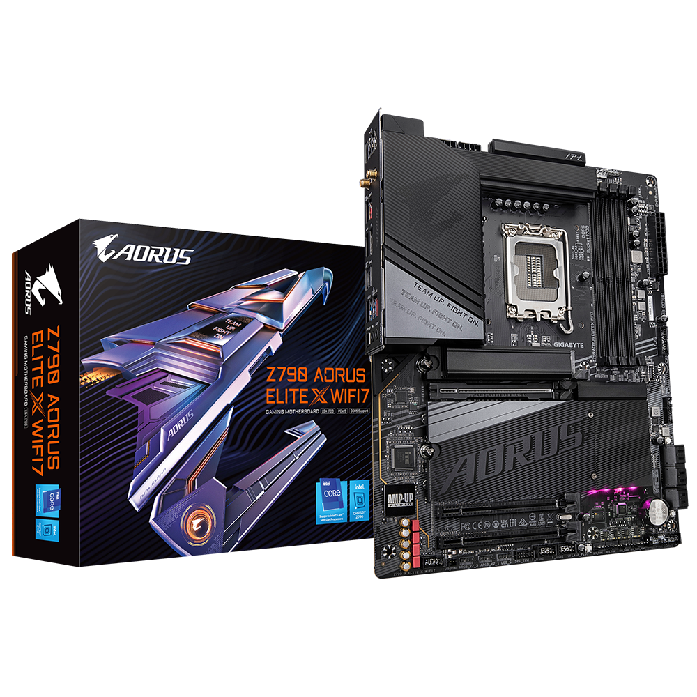 TARJETA MADRE GIGABYTE Z790 A ELITE X WIFI7 / LGA 1700 14/13/12 GEN / DDR5 / HDMI / DP / WIFI 7 / ATX / GAMING Z790 A ELITE X WIFI7 - Z790 A ELITE X WIFI7