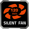 120mm slient fan(100x100)