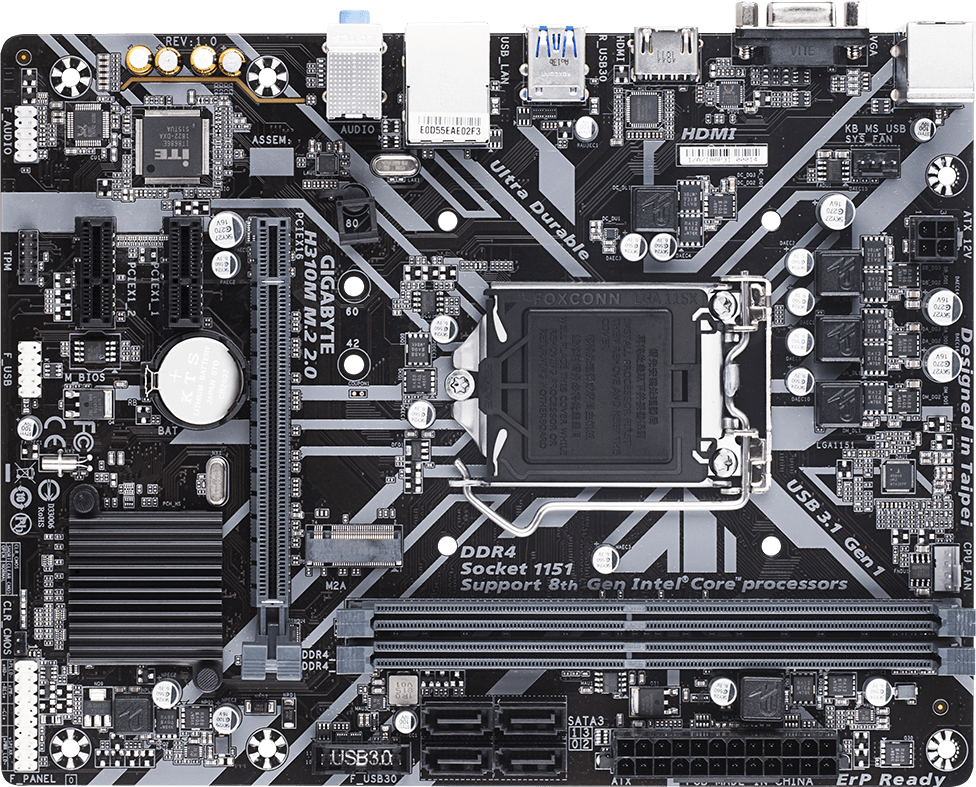 H310M M.2 2.0 (Rev. 1.0/1.1) - GIGABYTE Global