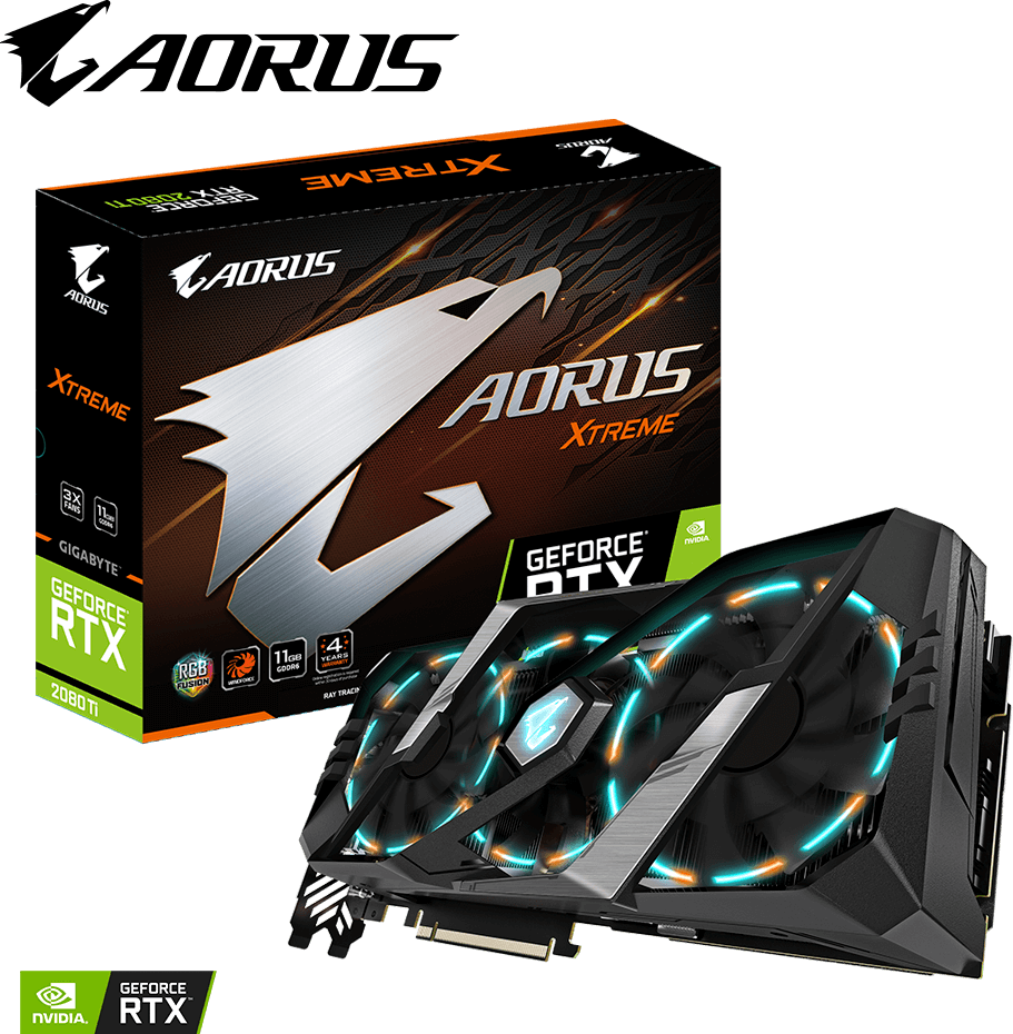 AORUS GeForce RTX™ 2080 Ti XTREME 11G AORUS GeForce RTX™ 2080 Ti XTREME 11G - GIGABYTE Global