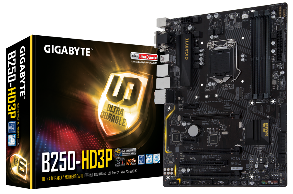 GA-B250-HD3P (rev. 1.0) Key Features | Motherboard - GIGABYTE Global