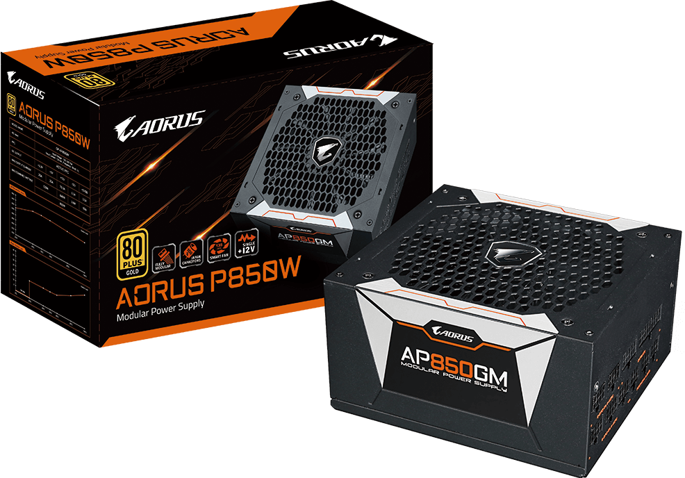AORUS P850W 80+ GOLD Modular - GIGABYTE Global