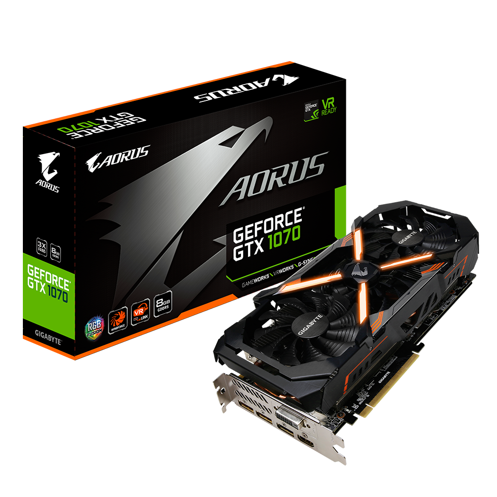 AORUS GeForce® GTX 1070 8G (rev. 2.0) Key Features | Graphics Card -  GIGABYTE Global