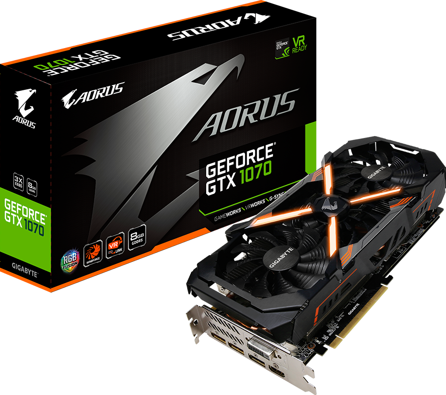 Graphics Card - AORUS GeForce® GTX 1070 8G