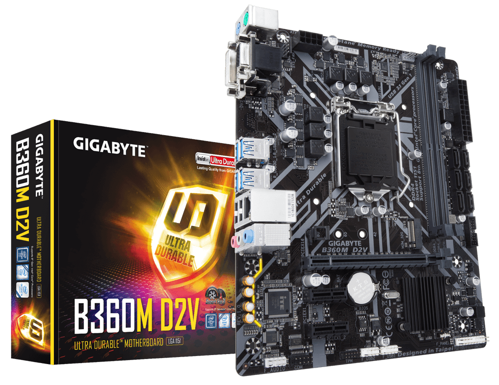 Amazon.com: GIGABYTE B360M D3H GSM LGA1151/Intel B360/DDR4