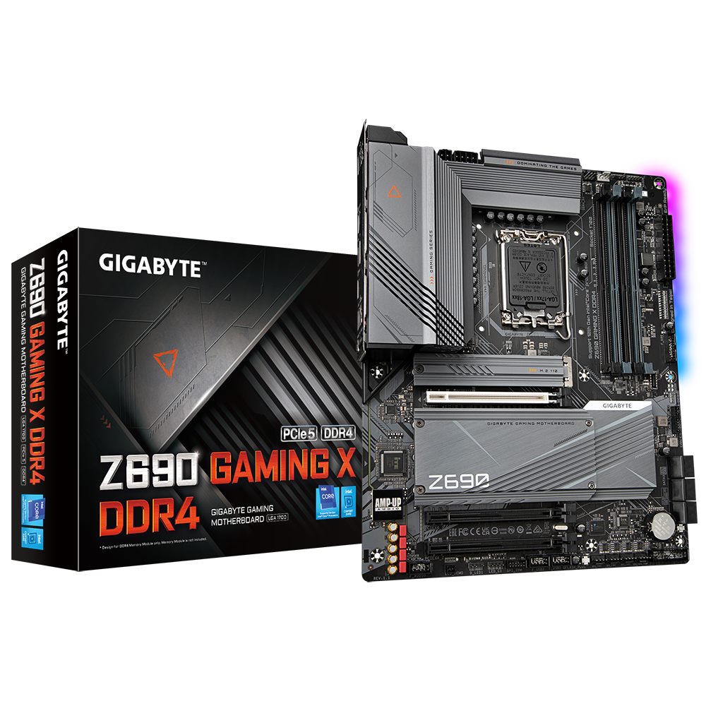 Carte Mère LGA 1700 DDR4 Gigabyte Z690 GAMING X DDR4 Carte Mère Intel Z690  128 Go PCI E 5.0 M.2 Prise En Charge Du Processeur Intel De 12e Génération  Du 429,87 €