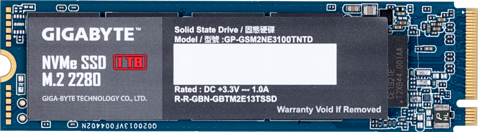 GIGABYTE NVMe SSD 1TB - GIGABYTE Spain