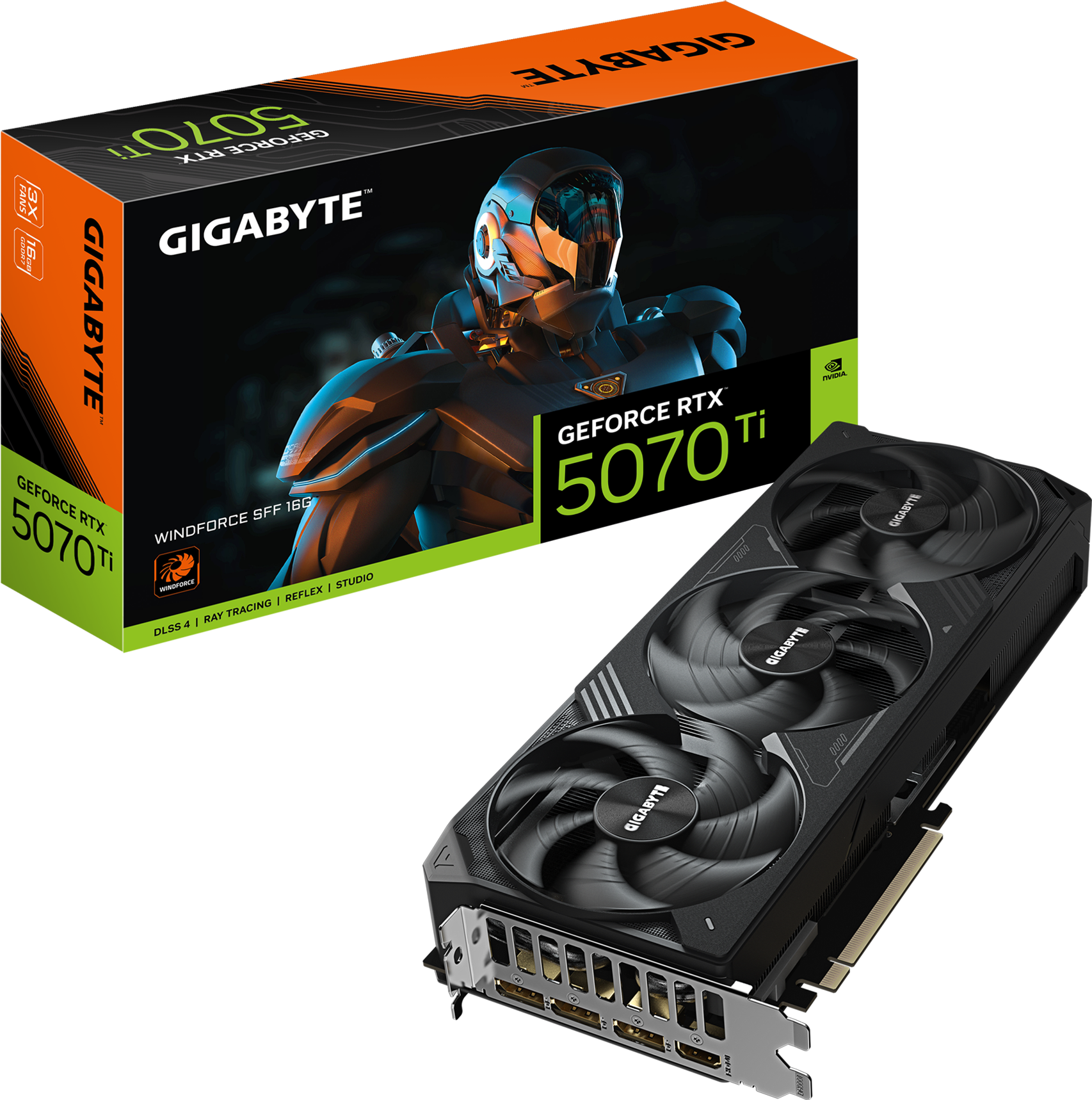 GeForce RTX 5070 Ti WINDFORCE SFF 16G
