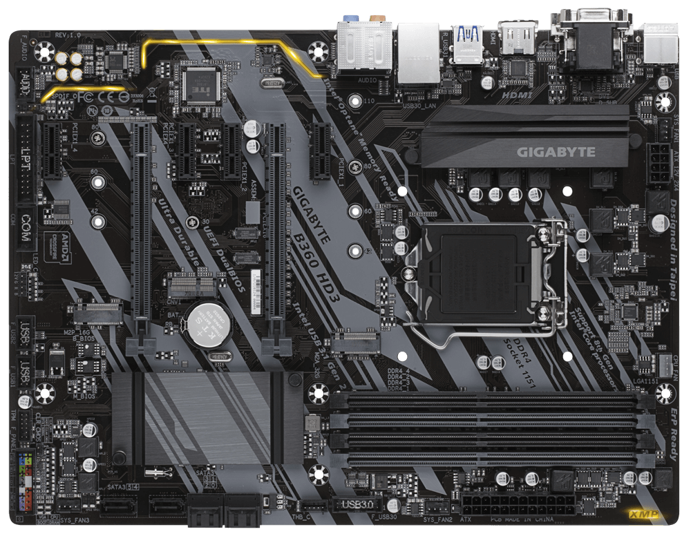 B360 HD3 (rev. 1.0) Gallery | Motherboard - GIGABYTE Global