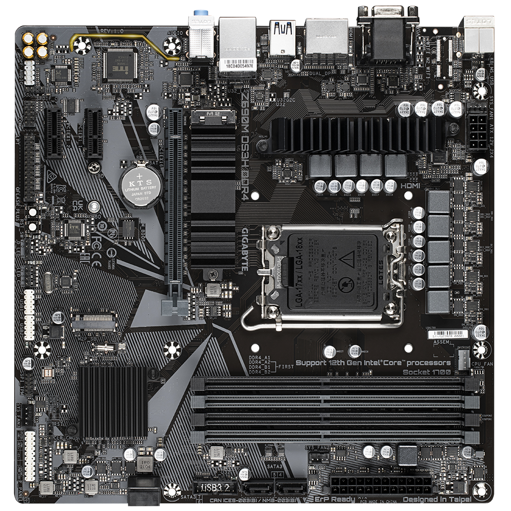 Z690M DS3H DDR4｜GIGABYTE