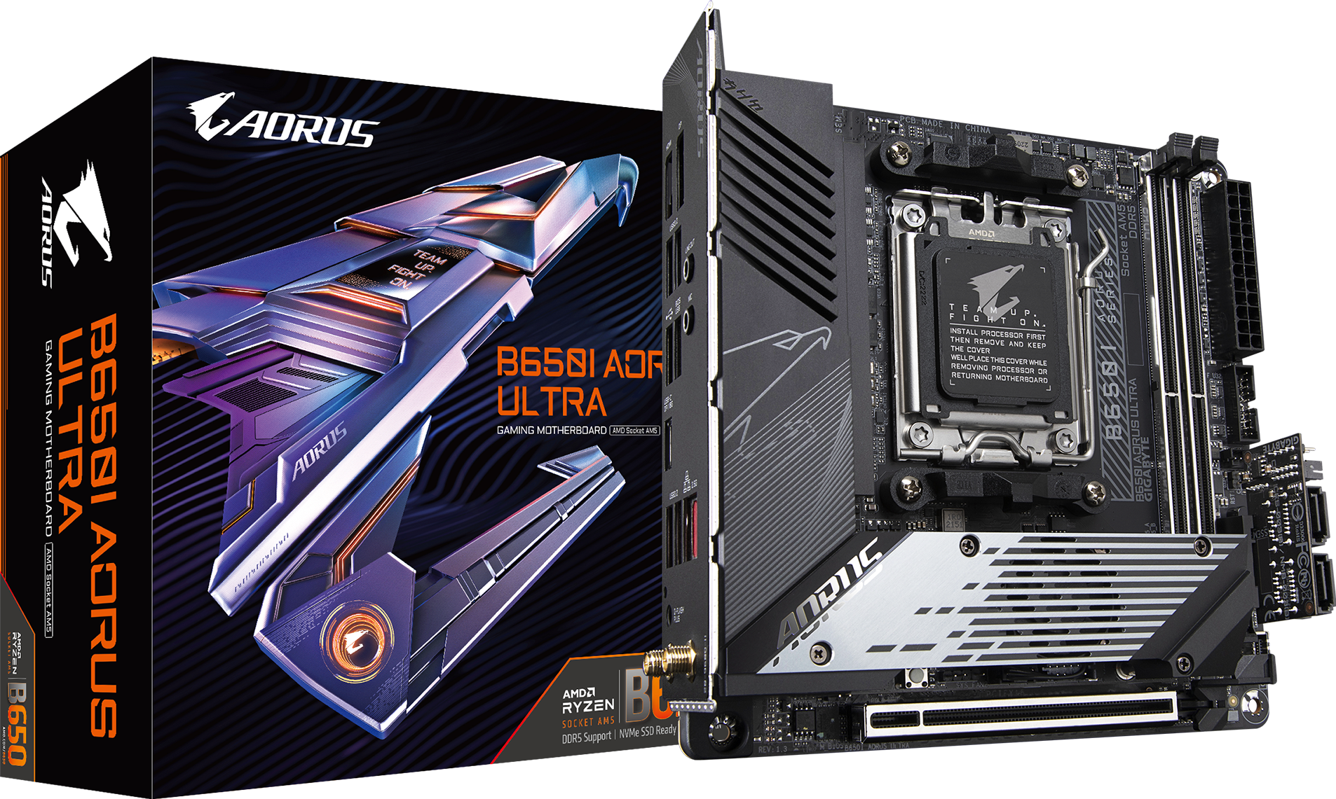 マザーボード B650i AORUS ULTRA+Ryzen5 7600X +Mem 32GB B650I AORUS ULTRA (Rev. 1.3) - GIGABYTE Global
