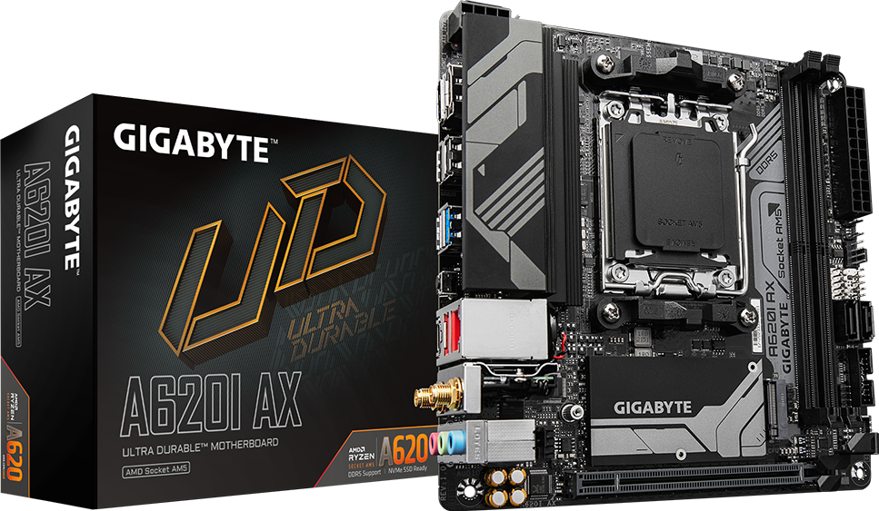 Gigabyte A620I AX マザーボード A620I AX (Rev. 1.0) - GIGABYTE Global