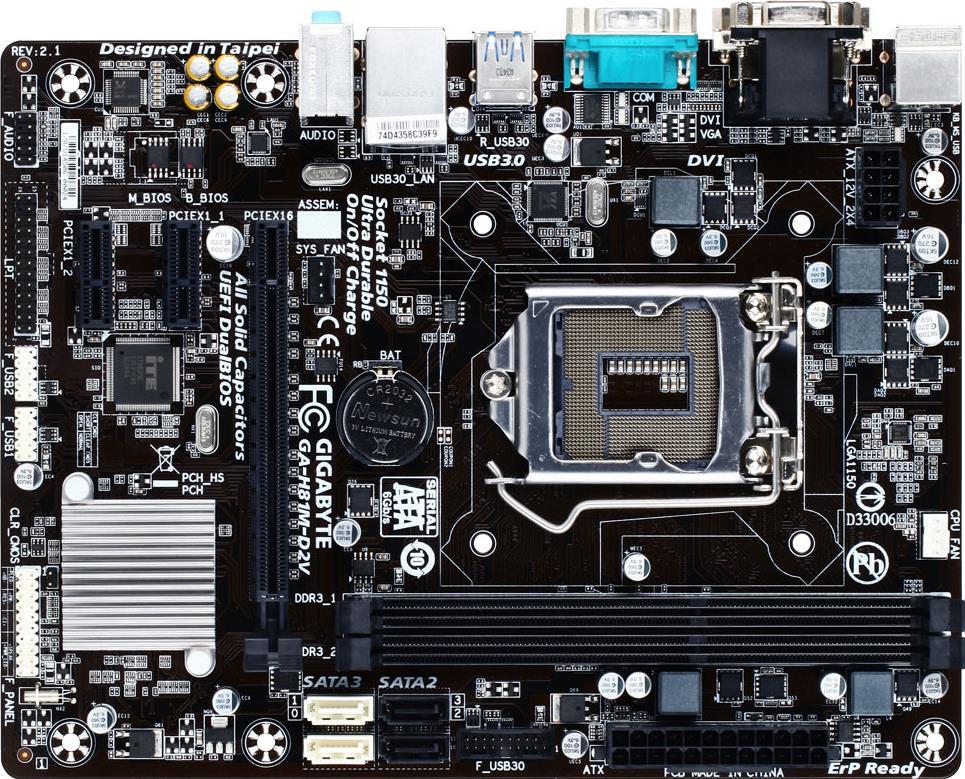 GA-H81M-D2V (Rev. 2.1) Motherboard - GIGABYTE Global