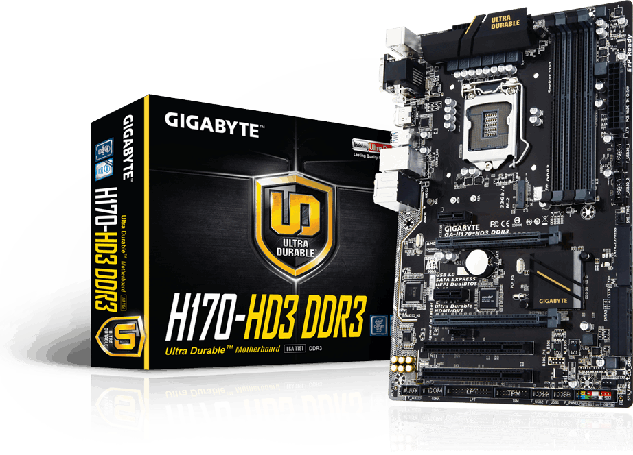 Mainboards - GA-H170-HD3 DDR3