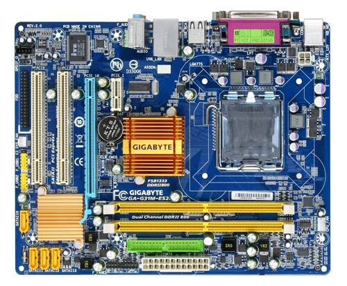 GA-G31M-ES2L（Rev:2.4）LGA775マザーボード 正常動作品 - PCパーツ