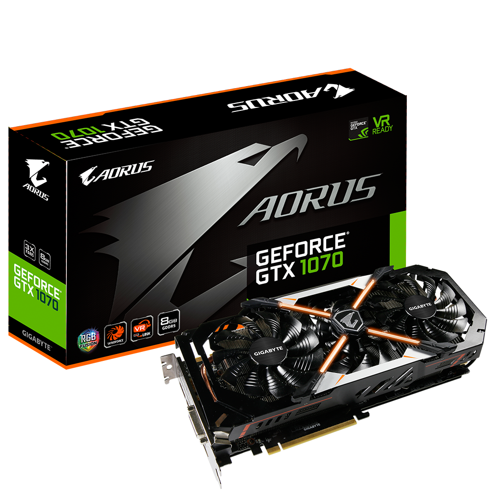 AORUS GeForce® GTX 1070 8G (rev. 1.0) Key Features | Graphics Card -  GIGABYTE Global