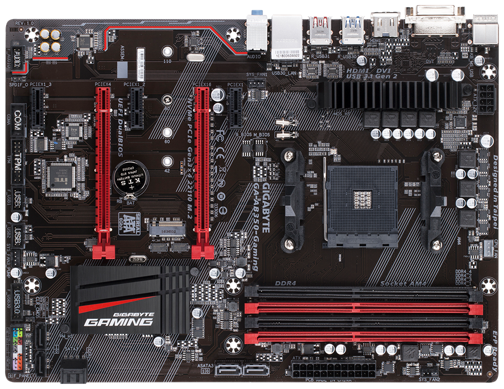 AB350 Gaming Motherboard｜AORUS - GIGABYTE Suomi