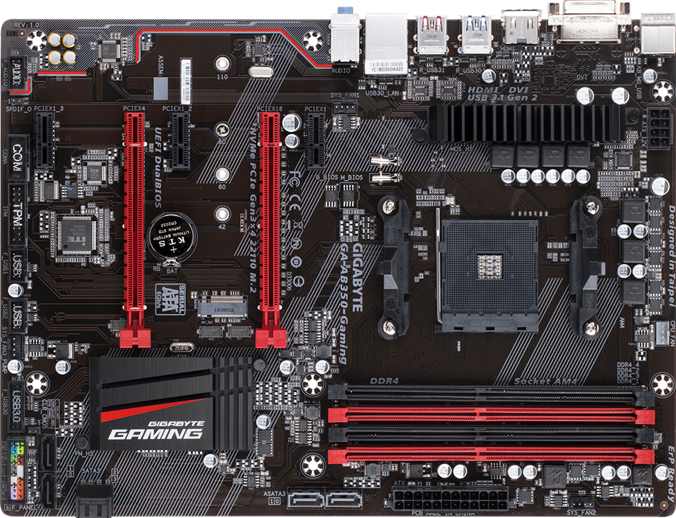 Tarjetas Madre - GA-AB350-Gaming