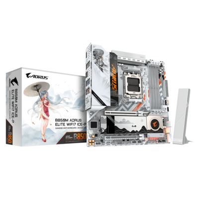 GIGABYTE AORUS 神鷹凛モデル B850 MicroATX マザーボード発売