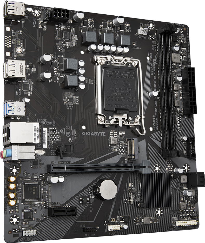 H610M K (Rev. 1.0) Motherboard - GIGABYTE Global