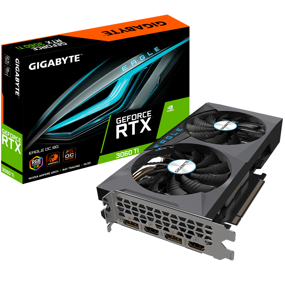 3060ti GIGABYTE GV-N306TEAGLE OC-8GDRev2 - グラフィックボード ...