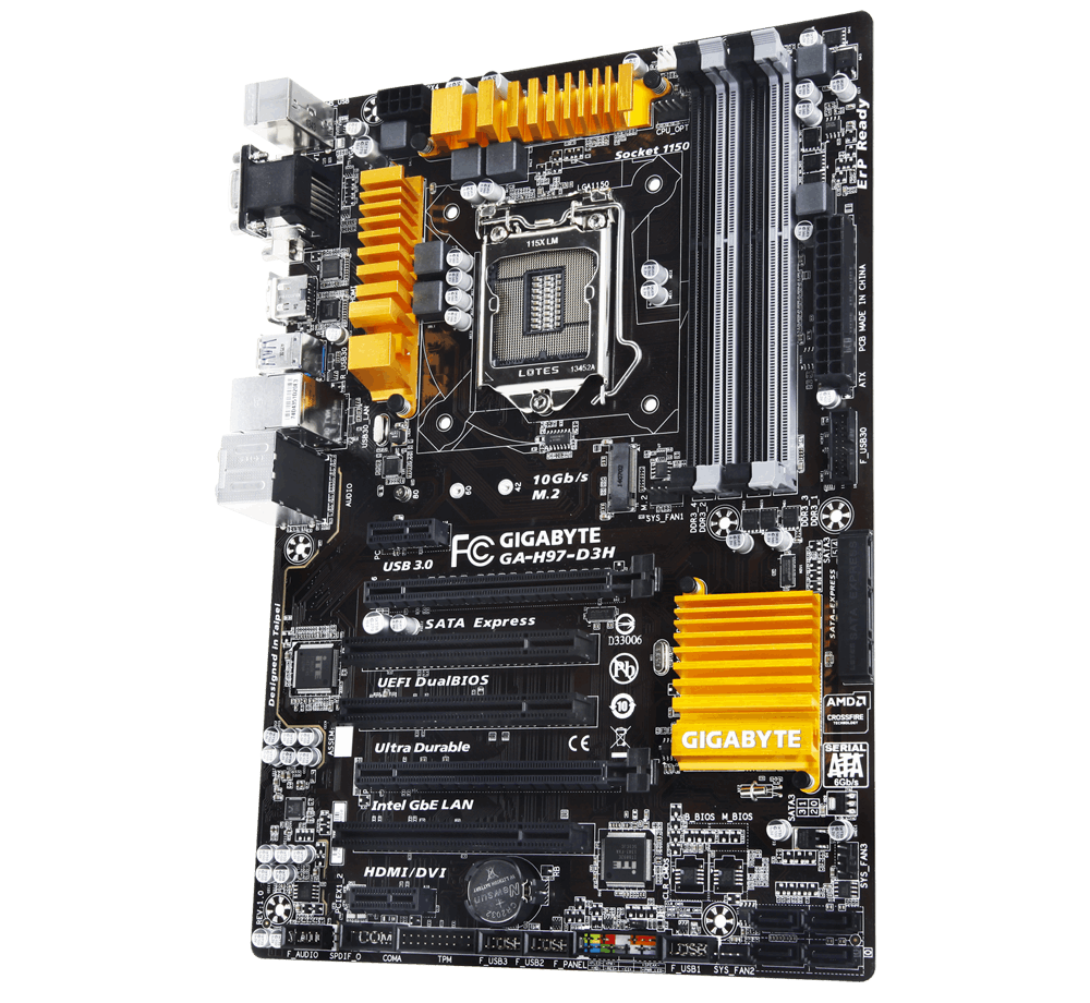 intel Core i7-4790K 　GIGABYTE GA-H97-D3H GA-H97-D3H (rev. 1.0) Overview | Motherboard - GIGABYTE Global