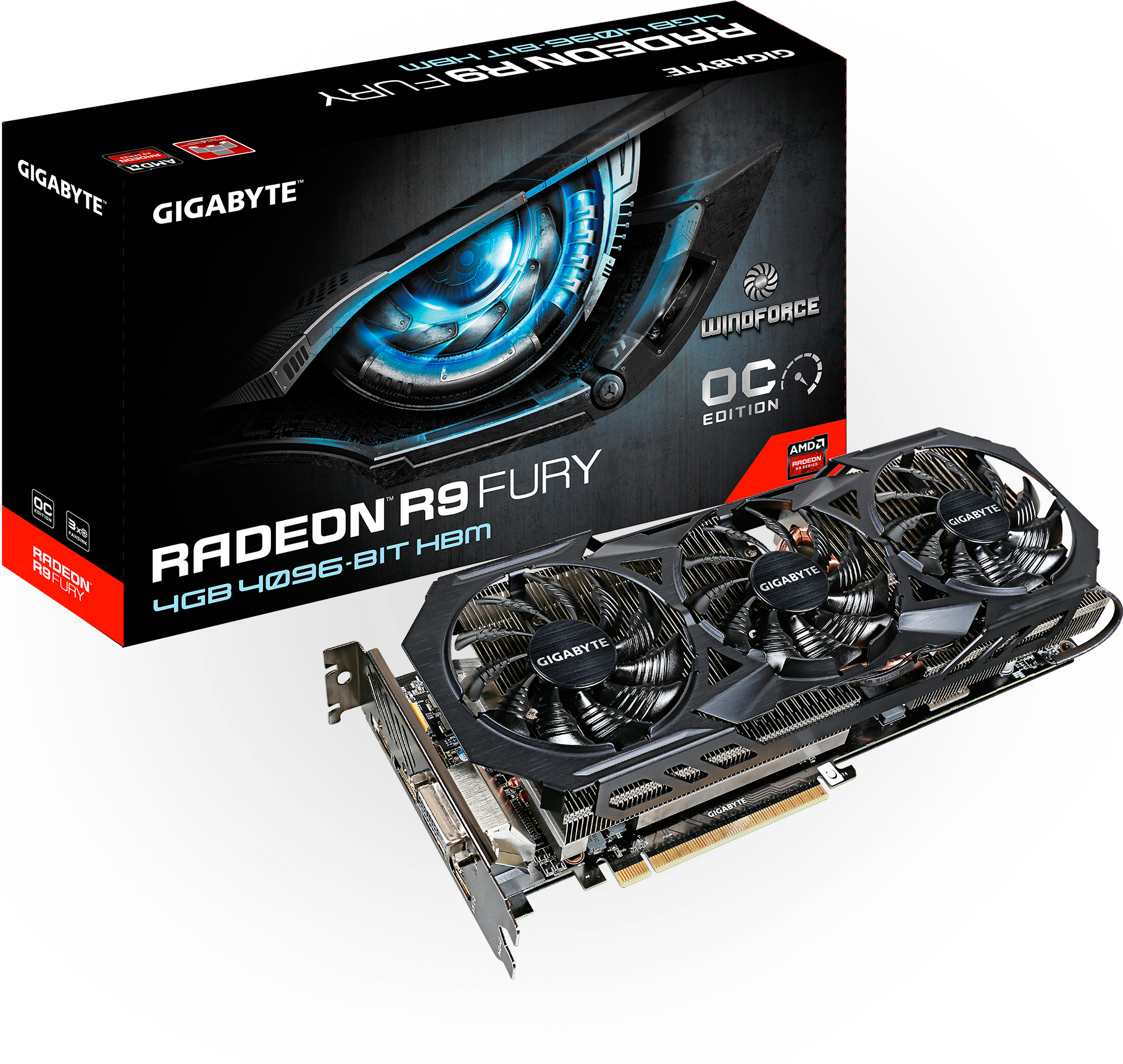 Graphics Card - GV-R9FURYWF3OC-4GD