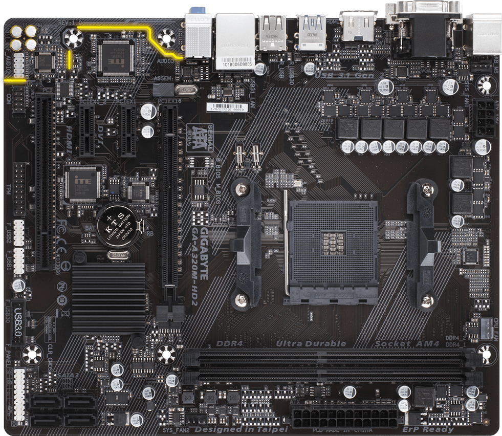 Tarjetas Madre - GA-A320M-HD2