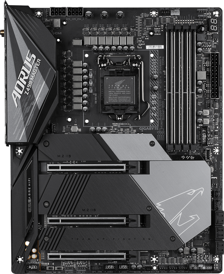 Z490 AORUS MASTER WATERFORCE (Rev. 1.0) Motherboard - GIGABYTE Global