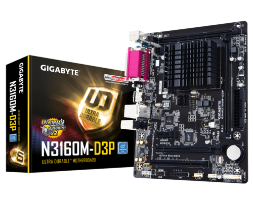 GA-N3160M-D3P (rev. 1.0) - Motherboard