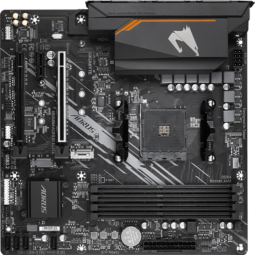 B550M AORUS ELITE (Rev. 1.3) マザーボード - GIGABYTE Japan