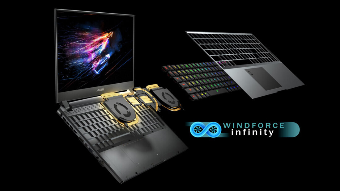 WINDFIRCE Infinity is one of the best cooling solution for slim gaming laptops.