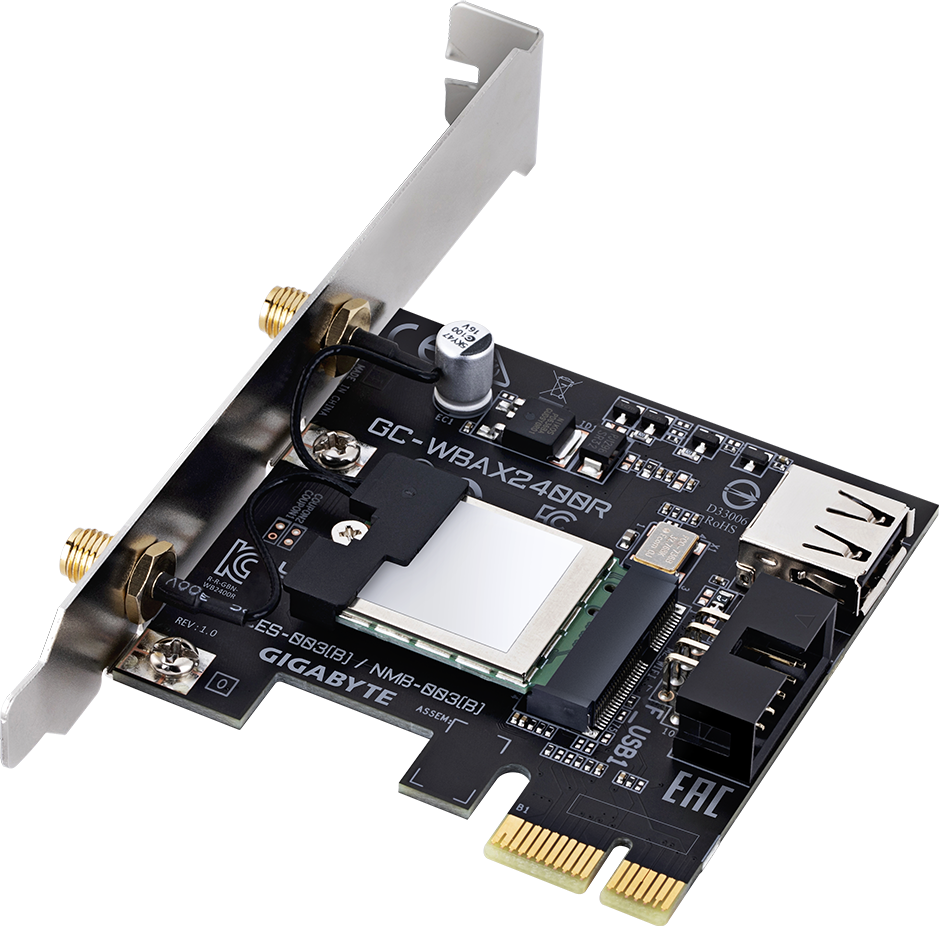 Gigabyte GCWBAX210 Wifi 6E PCIe WLAN BT Karte in OVP! in Baden-Württemberg - Aspach | Netzwerk