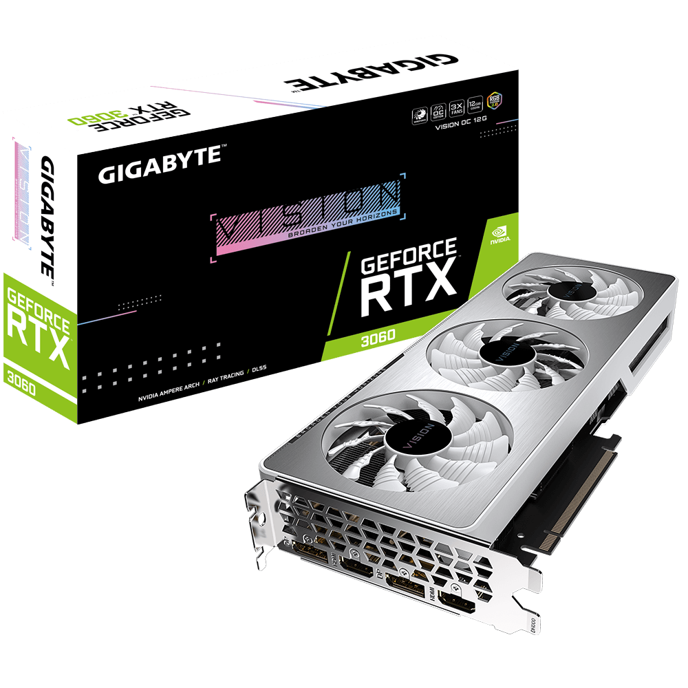 GeForce RTX™ 3060 VISION OC 12G (rev. 1.0) Key Features | Graphics Card -  GIGABYTE Global