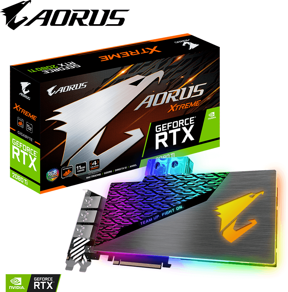 AORUS GeForce RTX™ 2080 Ti XTREME WATERFORCE WB 11G - GIGABYTE Global