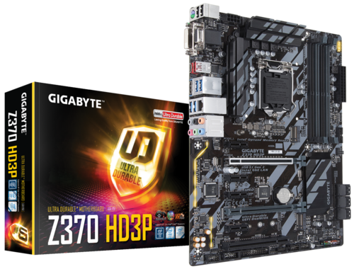 Z370 HD3P ‏(rev. 1.0)‏ - اللوحة الرئيسية