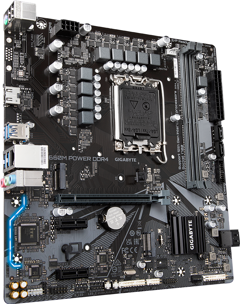 B660M POWER DDR4 (Rev. 1.0) Motherboard - GIGABYTE Global
