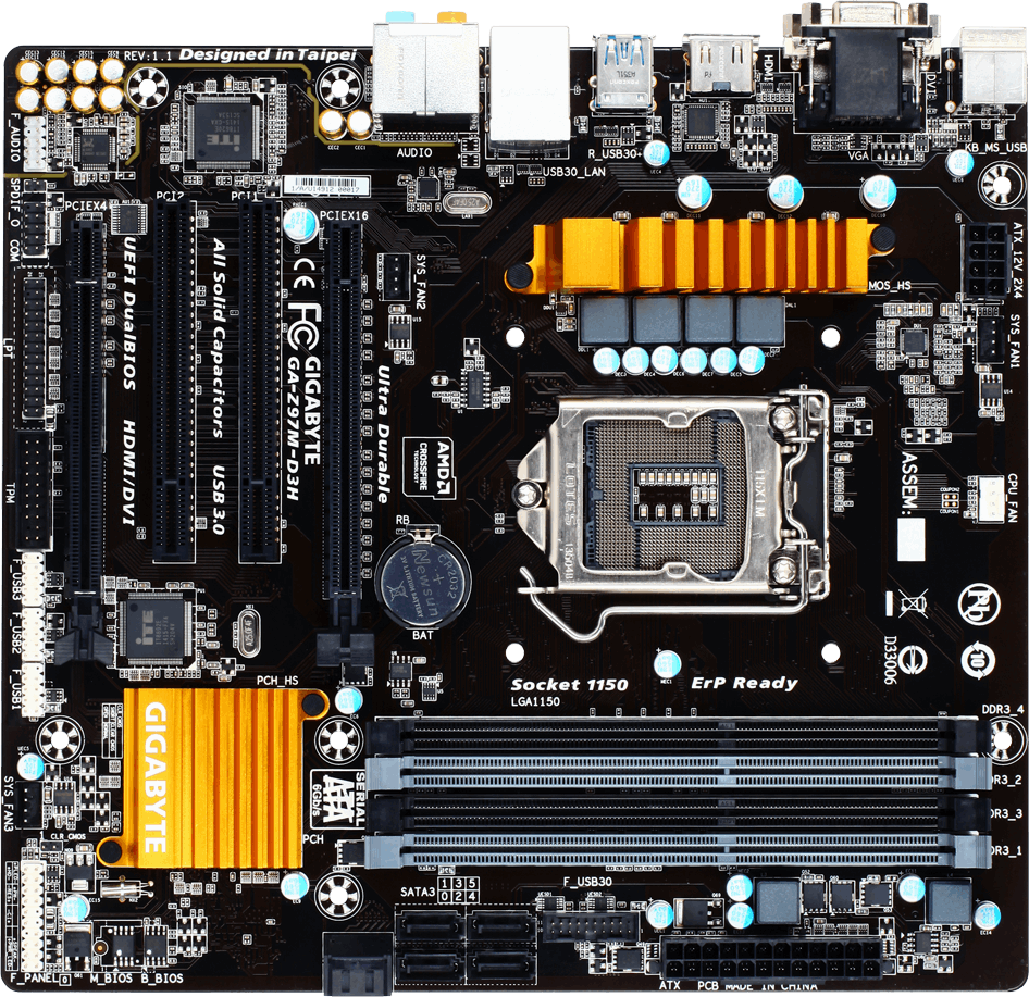 GA-Z97M-D3H (Rev. 1.1) マザーボード - GIGABYTE Japan