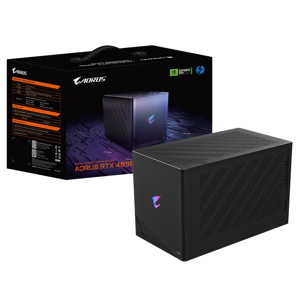 Gigabyte Aorus RTX 2080 Ti Gaming Box, boîtier GPU externe pour PC