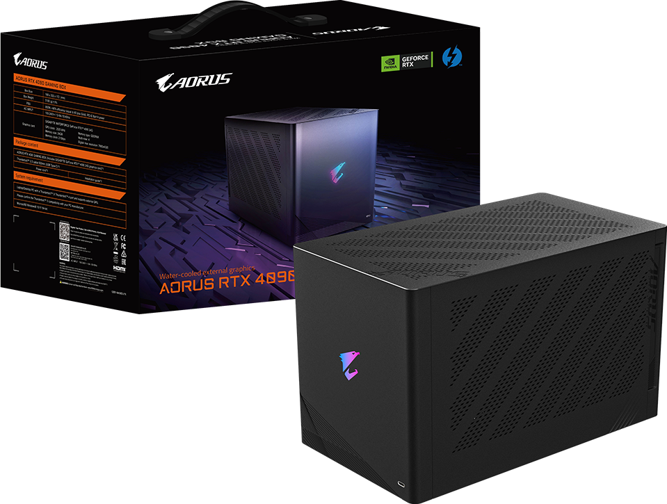 グラフィックボード・グラボ・ビデオカード AORUS RTX 4090 GAMING BOX AORUS RTX 4090 GAMING BOX - GIGABYTE Global