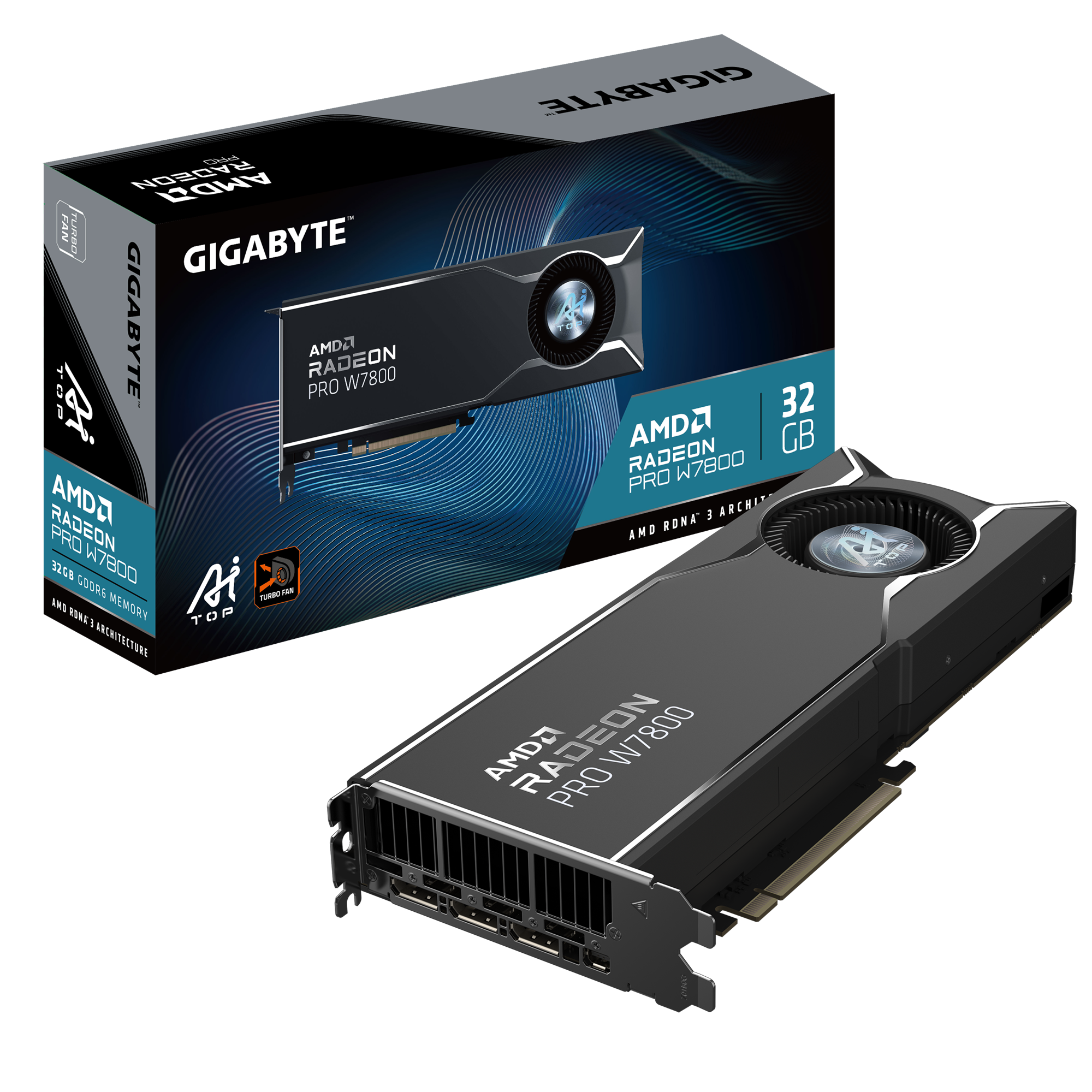 Radeon™ PRO W7800 AI TOP 32G