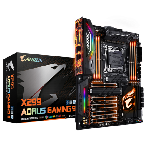 X299 AORUS Gaming 9 ‏(rev. 1.0)‏ - مادربرد