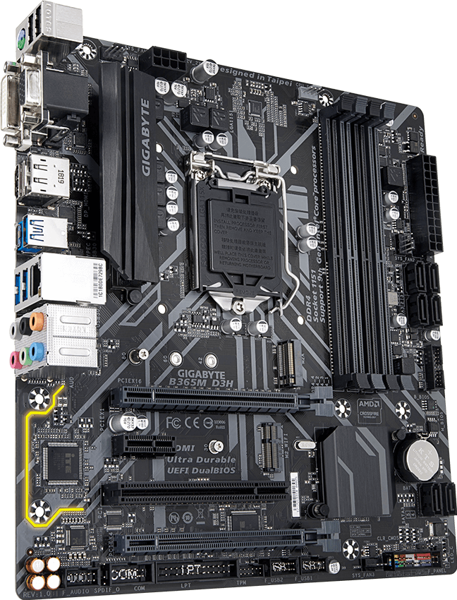 GIGABYTE　B365M D3H　LGA1151 B365M D3H (Rev. 1.0) Motherboard Specifications - GIGABYTE Global