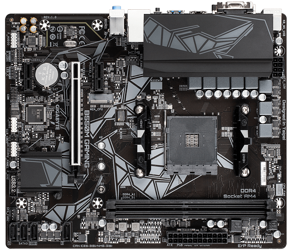 B550 GAMING X V2 (Rev. 1.4) - Specification