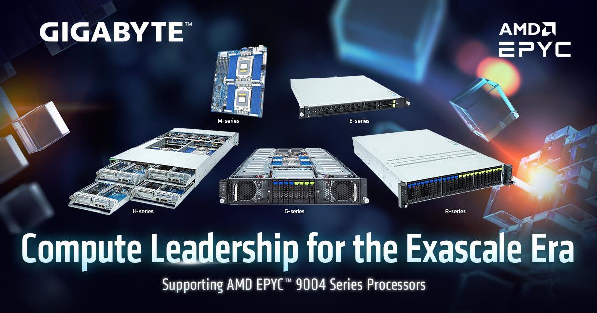 GIGABYTE Menghadirkan Portofolio Solusi Enterprise Terbaru dengan Prosesor Seri AMD EPYC™ 9004