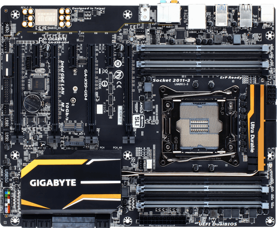 GA-X99-UD4 マザーボード LGA 2011-3 E5 2630v4 GA-X99-UD4 (Rev. 1.0) Plăci de bază - GIGABYTE Romania