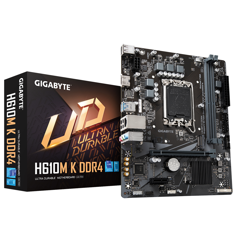 H610M K DDR4 (rev. 1.0) Key Features | Motherboard - GIGABYTE Global