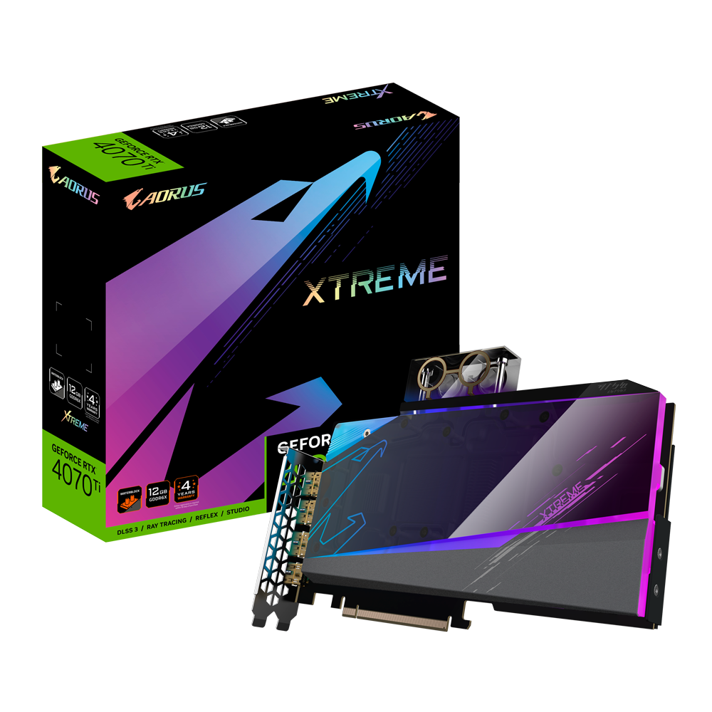 AORUS GeForce RTX™ 4070 Ti 12GB XTREME WATERFORCE WB Specification ...