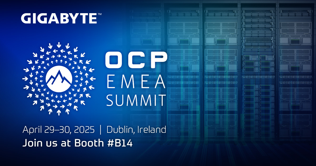 Giga Computing Showcases Next-Gen OCP Solutions at OCP EMEA Regional Summit 2025